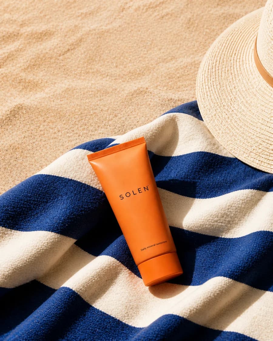 SOLEN skincare campaign: Take the day outside.